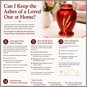 Can I Keep the Ashes of a Loved One at Home?